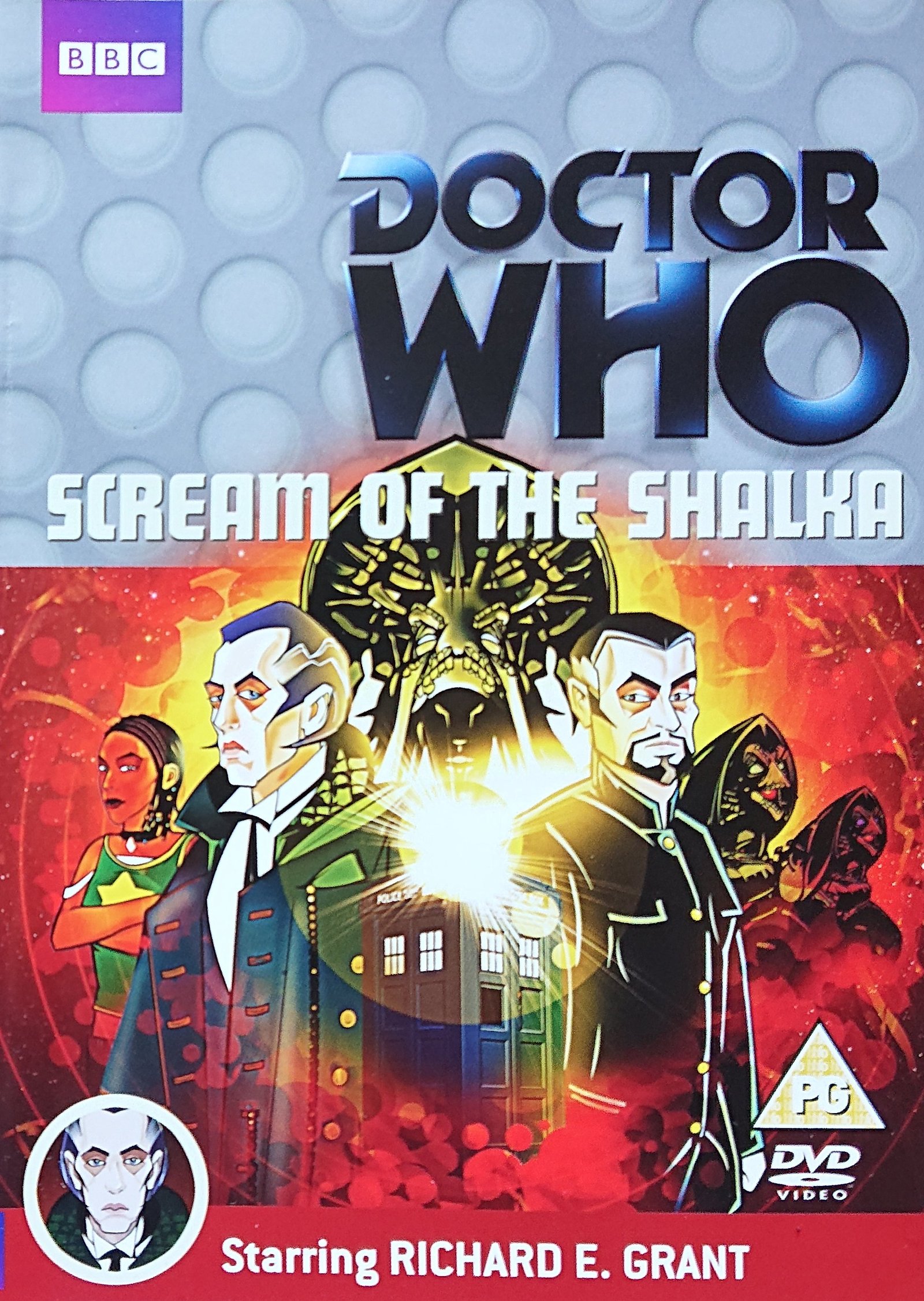 Picture of BBCDVD 3858 Doctor Who - Scream of the Shalka by artist Paul Cornell from the BBC records and Tapes library